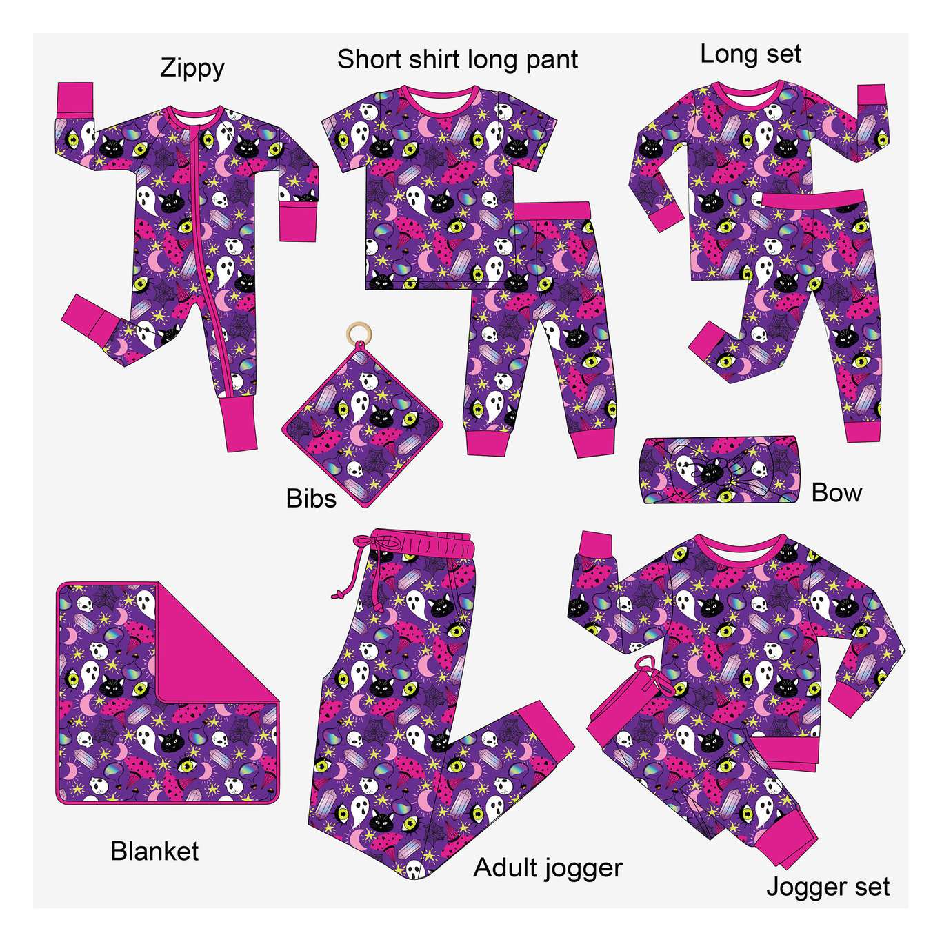bamboo/ spandex family christmas pajamas okeo tex sourcing