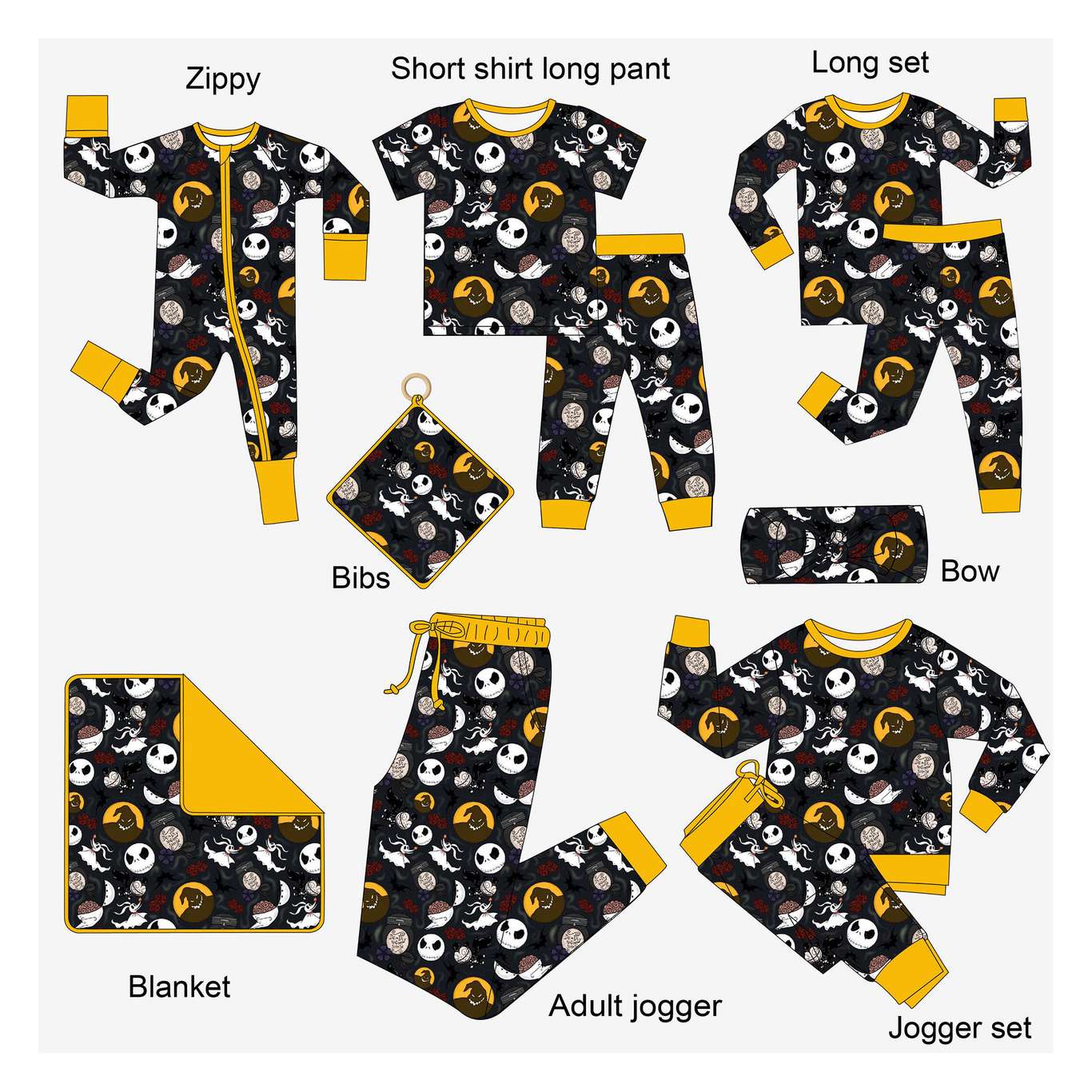 bluey characters bamboo pajamas kids sourcing