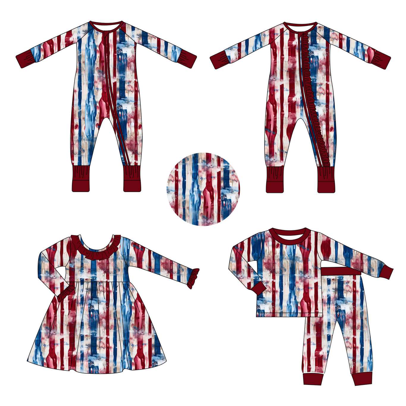 soft Handle Printed Pajamas sourcing