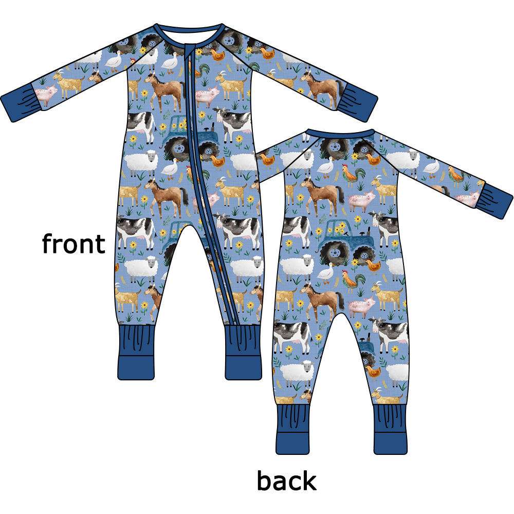 christmas bamboo pajamas family sourcing